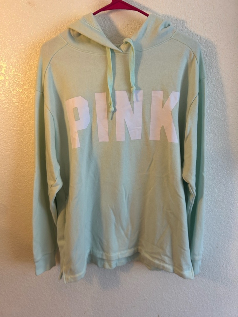 PINK Victoria's Secret Mint Green Pullover Hoodie